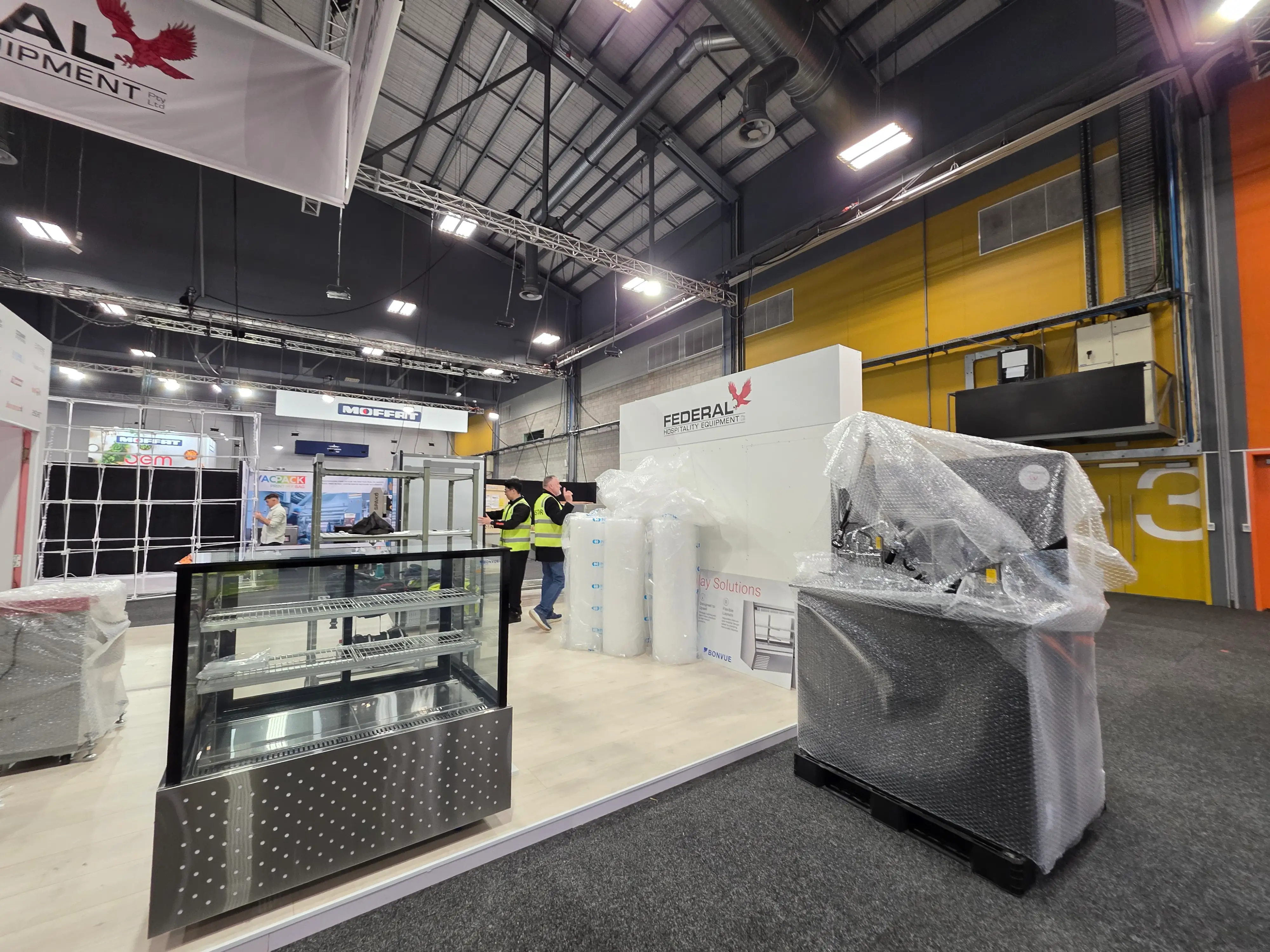 Display systems and visitor-facing product presentation.