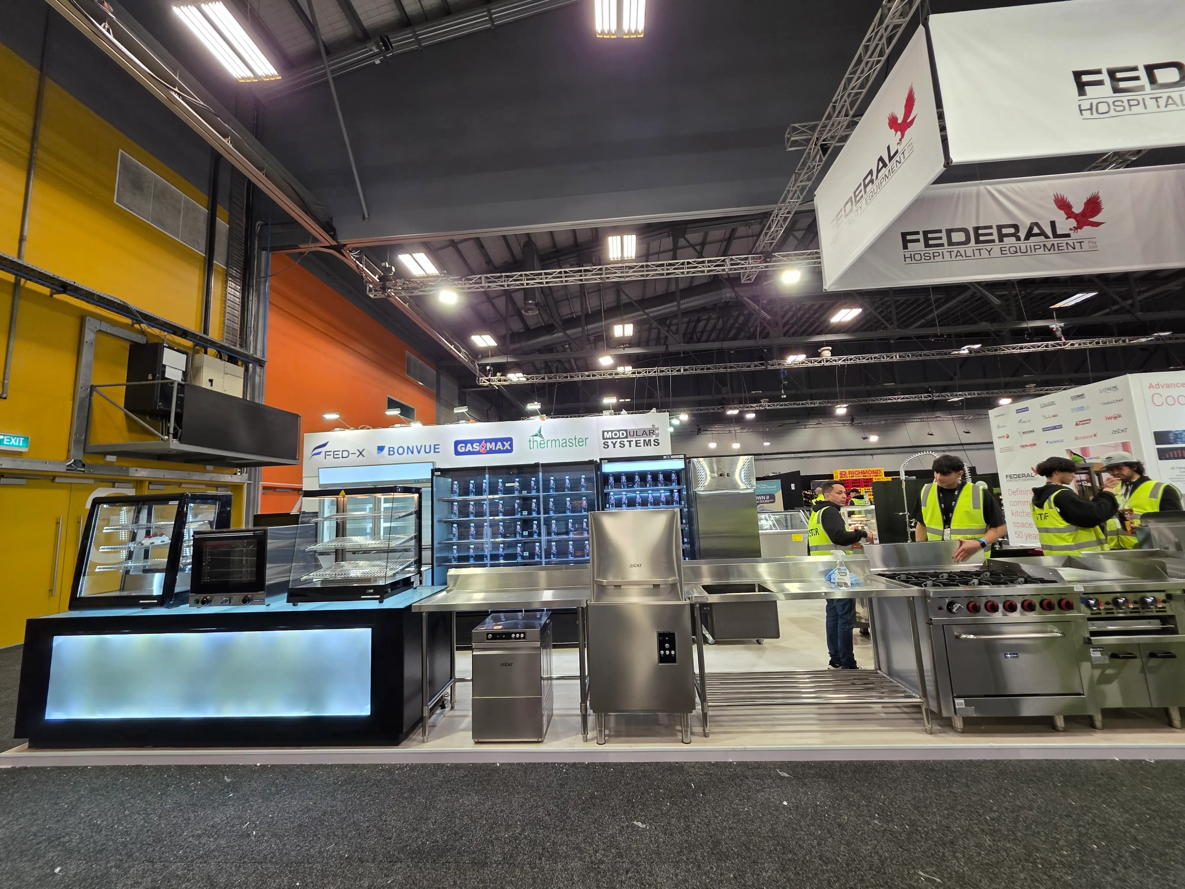 Display systems and visitor-facing product presentation.