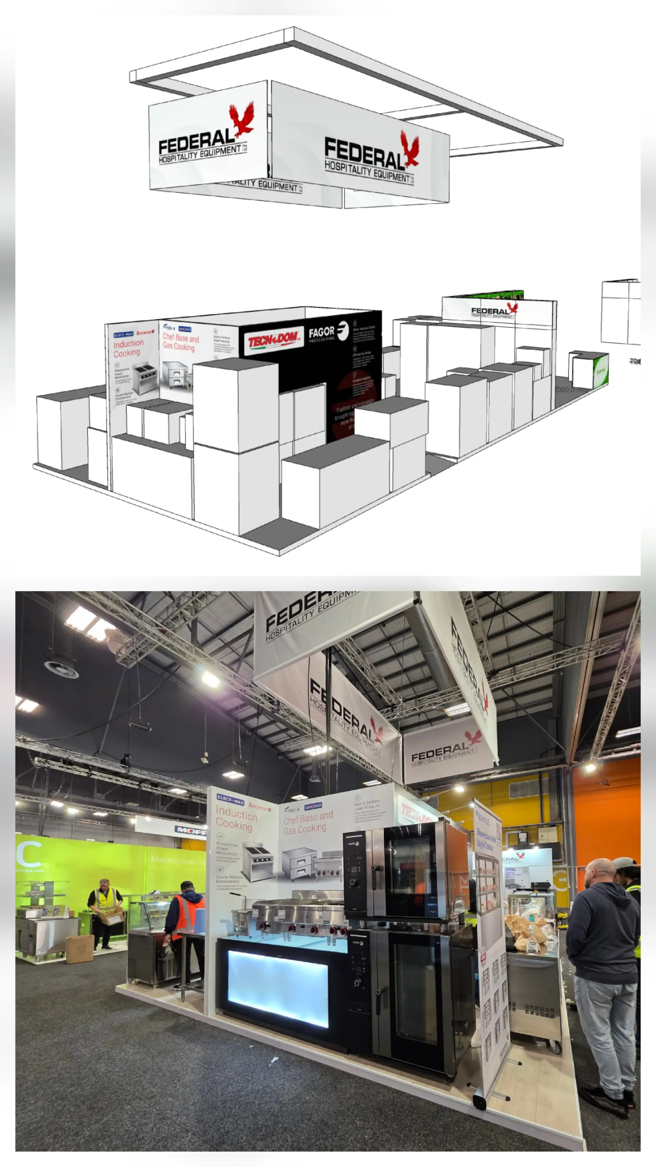 Display systems and visitor-facing product presentation.