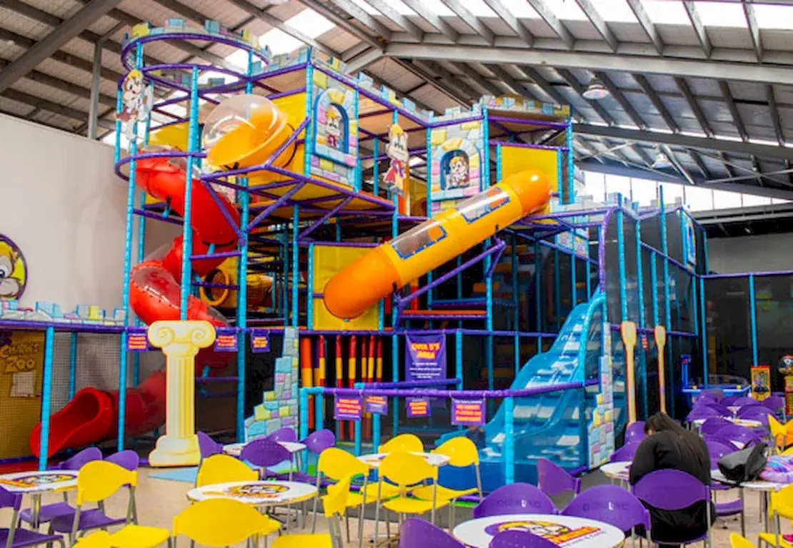 Completed play and dining fit-out at Chipmunks New Lynn